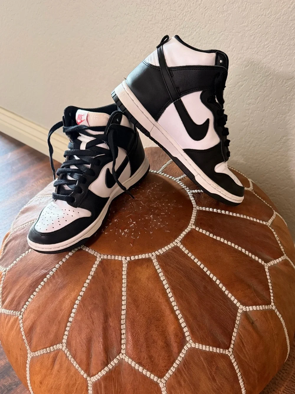 Nike Black & White High-Top Sneakers